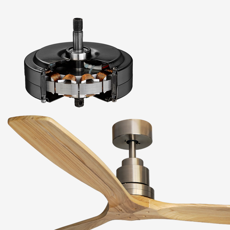 Бесшумный DC-двигатель постоянного тока люстры вентилятора DREAMFAN Lantau Pine Wood DC 132 Бесшумный DC-двигатель постоянного тока люстры вентилятора DREAMFAN Lantau Pine Wood DC 132