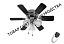 Люстра вентилятор DREAMFAN Fast RC 76 90204DFN