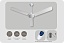 Потолочный вентилятор DREAMFAN Simple RC 142 (90142DFN)