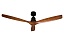 Потолочный вентилятор DREAMFAN Lantau Black Wood DC 132 (33501DC)