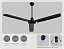 Потолочный вентилятор DREAMFAN Espresso RC 142 (91142DFN)