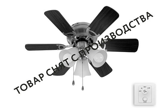 Люстра вентилятор DREAMFAN Fast Satin Brass REG 76 90109DFN