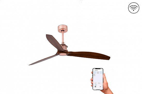 Потолочный вентилятор Just Fan Copper Wood DC Smart (33399WPFAR)