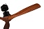 Потолочный вентилятор DREAMFAN Lantau Black Wood DC (33501DC)